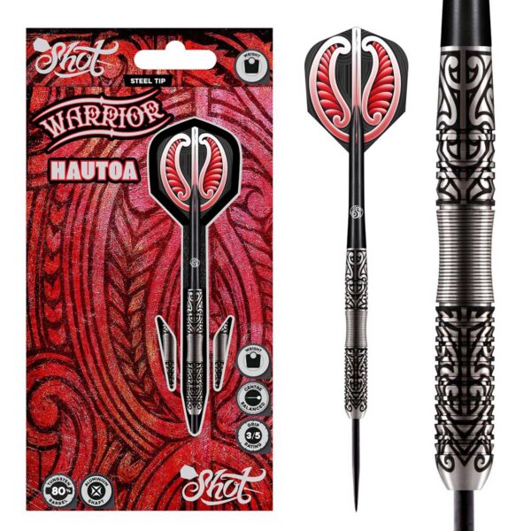 Shot Warrior Hautoa Steel Tip Noolekomplekt 80% - 26g