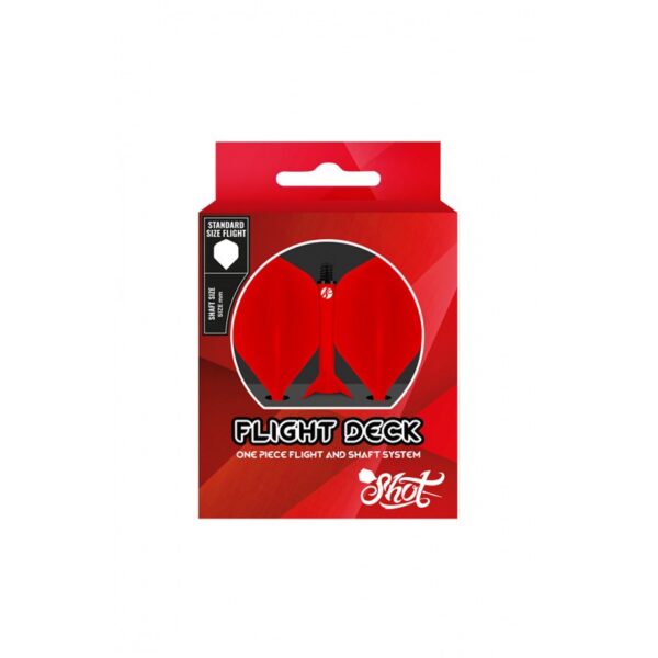 Shot – Flight Deck – integreertitud vars ja sulg – punane – medium 31.2mm – No2