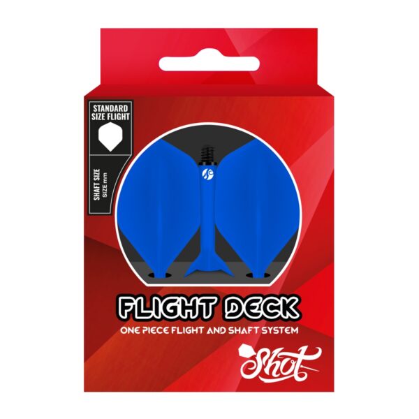 Shot – Flight Deck – integreertitud vars ja sulg – sinine – medium 31.2mm – No2