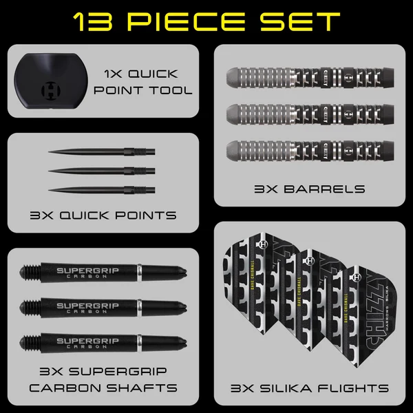 Harrows – Chizzy 90% Series 4 Quick Point Noolekomplekt – 23g - Pilt 3