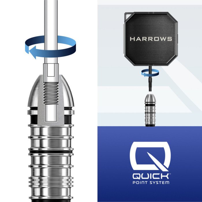 Harrows – Quick point teravike vahetaja ja hoidja – Must - Pilt 2